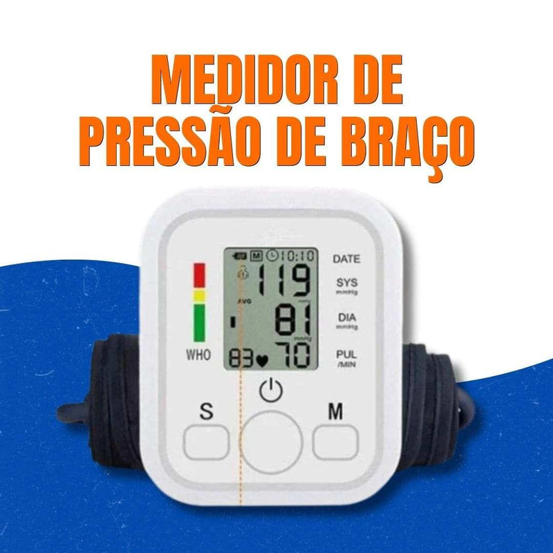 Medidor de Pressão de Braço Com Viva Voz