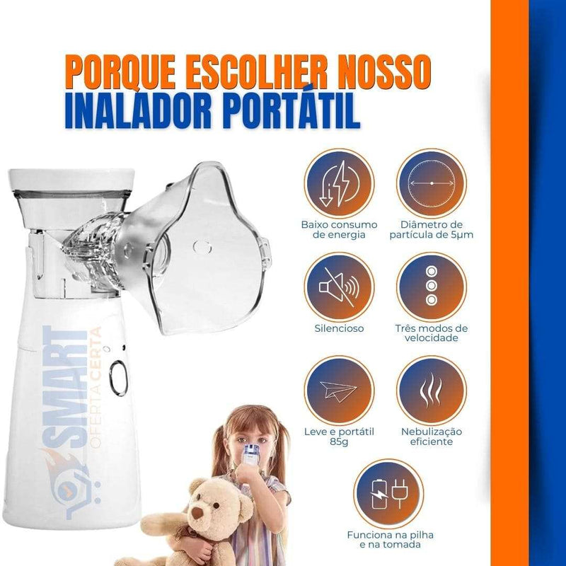 Inalador Portátil Ultra Silencioso